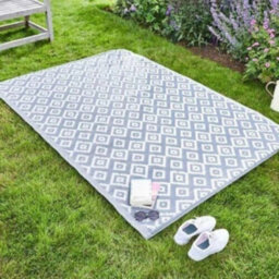 Smart Garden Alfresco Outdoor Garden Rug - Slate Shiraz 210Cm - thumbnail 1