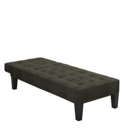 Dorel Adalynn Chaise Lounger In Linen Look Grey - thumbnail 8
