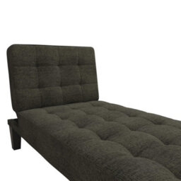 Dorel Adalynn Chaise Lounger In Linen Look Grey - thumbnail 9