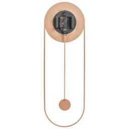 Beliani Wall Clock Salvan 20 Cm Metal Peach Pink - thumbnail 4