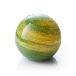 Auraglow Planet Cordless Led Glass Table Lamp - Jade - thumbnail 5
