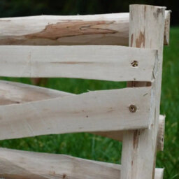 Woven Wood 2.28M Premium Chestnut Lawn Edging 30Cm Height  2 Pieces - thumbnail 8