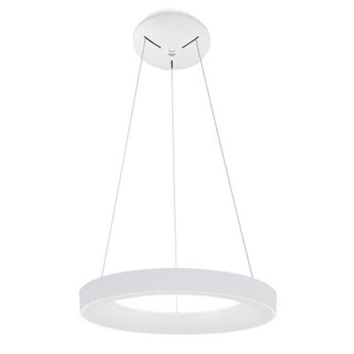 Luminosa Lighting Luminosa Modern Led Hanging Pendant White, Warm White 3000K 2200Lm - image 1