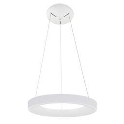 Luminosa Lighting Luminosa Modern Led Hanging Pendant White, Warm White 3000K 2200Lm - thumbnail 1