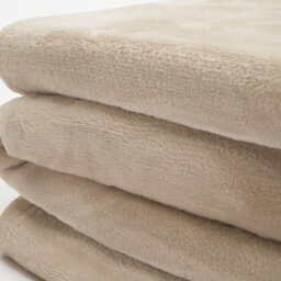 Ohs Ultra Soft Blanket Throw Warm Flannel Fleece - Mink, 150 X 200 Cm - thumbnail 4