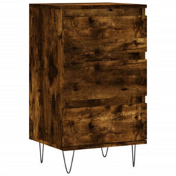 Berkfield Sideboard Smoked Oak 40X35X70 Cm Engineered Wood - thumbnail 2