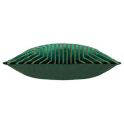 Paoletti Evoke Geometric Cut Velvet Cushion Cover - thumbnail 3