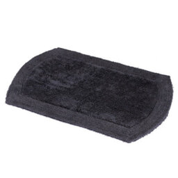 Showerdrape Ultra 100% Cotton Charcoal Reversible Bath Mat 800 X 500mm