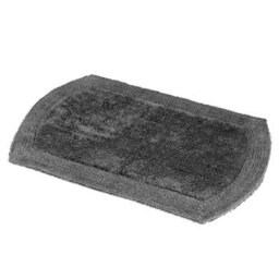 Showerdrape Ultra 100% Cotton Charcoal Reversible Bath Mat 800 X 500mm - thumbnail 3