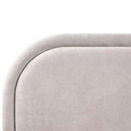 Beliani Ottoman Bed Chenille Quillien 140 X 200 Cm (Eu Double) Taupe - thumbnail 8