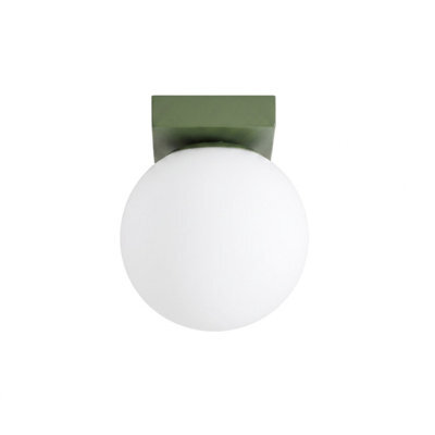 Sollux Lighting Yoli Steel/glass Olive Green 1 Lights Minimalist Ceiling Lamps - image 1