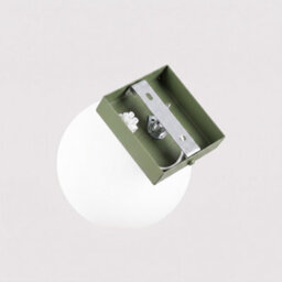 Sollux Lighting Yoli Steel/glass Olive Green 1 Lights Minimalist Ceiling Lamps - thumbnail 7
