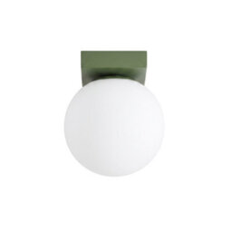 Sollux Lighting Yoli Steel/glass Olive Green 1 Lights Minimalist Ceiling Lamps