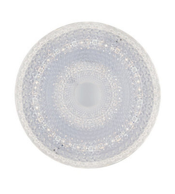 Luminosa Lighting Luminosa Unika Led Patterned Glass Flush Ceiling Light White 2400Lm Cct 39Cm - image 1