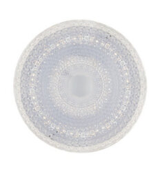 Luminosa Lighting Luminosa Unika Led Patterned Glass Flush Ceiling Light White 2400Lm Cct 39Cm - thumbnail 1