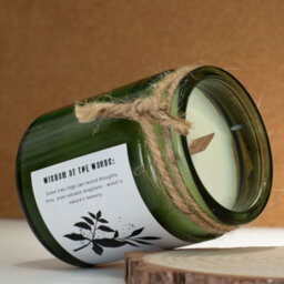 Serenityy Herbal Mint & Sage Soy Wax Candle 150G - Woodwick, Glass Jar, 26Hr Burn Time, Hand Poured - thumbnail 4