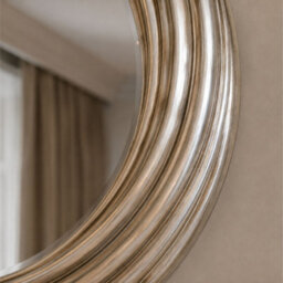 Yearn Large Round Silver Mirror 84Cm - thumbnail 3