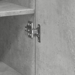 Berkfield Highboard Concrete Grey 45X42.5X185 Cm Engineered Wood - thumbnail 8