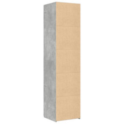 Berkfield Highboard Concrete Grey 45X42.5X185 Cm Engineered Wood - thumbnail 6
