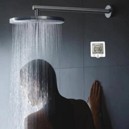 Waterproof Bathroom Digital Shower Clock Timer Alarm Temperature Meter Humidity - thumbnail 5
