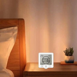 Waterproof Bathroom Digital Shower Clock Timer Alarm Temperature Meter Humidity - thumbnail 6