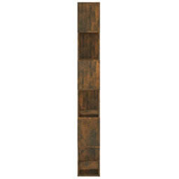 Berkfield Book Cabinet/room Divider Smoked Oak 60X24X186 Cm - thumbnail 6