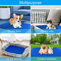 Petlicity Dog Cooling Gel Pillow Mat - Pet Cooling Pad, Non-Toxic Gel, Self Cooling Mat For Dogs & Cats - thumbnail 9
