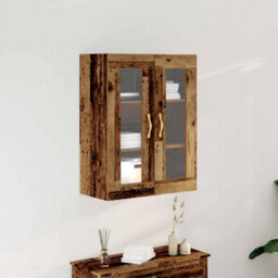 Walplus Wall-Mounted Cabinet Old Wood 69.5 X 34 X 90 Cm Engineered Wood - thumbnail 1