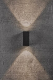 Nordlux Asbol Outdoor Aluminium Wall Light 20,000 Hrs Black,mains Led - thumbnail 1