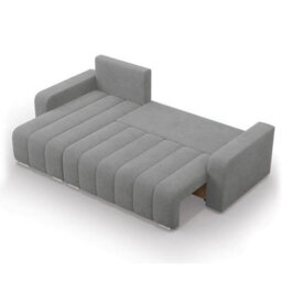 Abrielle Reversible Corner Sofa Bed With Storage And Pull Out Guest Bed Beige - thumbnail 4