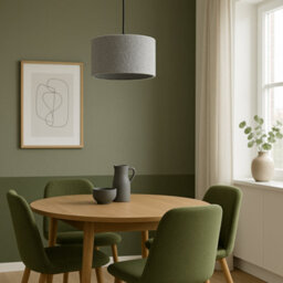 CGC Lighting Cgc Petra 30Cm Grey Boucle Ceiling Or Table Lamp Shade - thumbnail 4