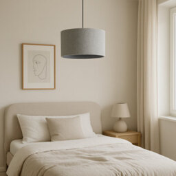 CGC Lighting Cgc Petra 30Cm Grey Boucle Ceiling Or Table Lamp Shade - thumbnail 7