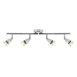 Luminosa Lighting Luminosa Amalfi Adjustable 4 Light Spotlight Chrome, Gu10 - thumbnail 3