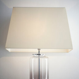 "K Living 17"" Modern Cream Rectangle Light Shade For Ceiling Pendant" - thumbnail 2
