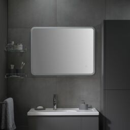 GoodHome Alessano Polished Silver Effect Wall-Mounted Bathroom Corner Shelf (D)25.5Cm (H)4.8Cm (L)25.5Cm - thumbnail 4