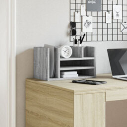 Walplus Desk Organiser Grey Sonoma 44.5X24X25 Cm Engineered Wood - thumbnail 3