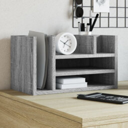 Walplus Desk Organiser Grey Sonoma 44.5X24X25 Cm Engineered Wood - thumbnail 1