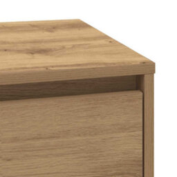 Berkfield Modern Bedside Cabinet With Led Lights Artisan Oak 39X34.5X50 Cm - thumbnail 9