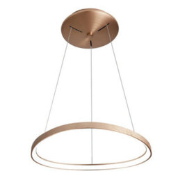 Luminosa Lighting Luminosa Modern Led Hanging Pendant Brushed Gold, Warm White 3000K 2640Lm Dimmable - thumbnail 3