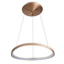 Luminosa Lighting Luminosa Modern Led Hanging Pendant Brushed Gold, Warm White 3000K 2640Lm Dimmable - thumbnail 1