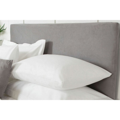 Belledorm Faux Suede Plain Headboard Cover Charcoal (70Cm X 180Cm) - image 1