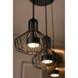 Luminosa Lighting Luminosa Axia Cluster Pendant Ceiling Light Black 3X Gx53 - thumbnail 3