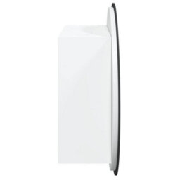 Berkfield Bathroom Cabinet With Round Mirror&led White 47X47X17.5 Cm - thumbnail 7