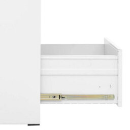 Berkfield Filing Cabinet White 46X62X72.5 Cm Steel - thumbnail 7