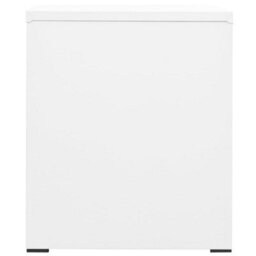 Berkfield Filing Cabinet White 46X62X72.5 Cm Steel - thumbnail 4