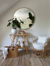Nordlys Natural Rattan Console Table Sea Side Style Living Room - thumbnail 5