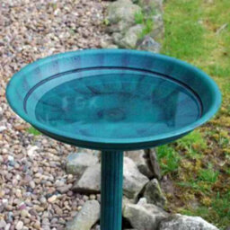 Traditional Outdoor Bird Bath Garden Pedestal Water Bowl - thumbnail 5