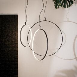 Ideal Lux Circus 44Cm Integrated Led Pendant Ceiling Light Black, 3000K - thumbnail 2