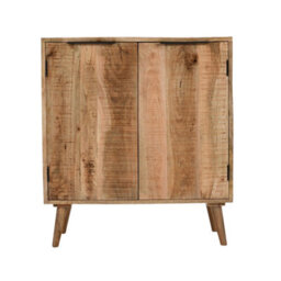 Wyld Haus California Mango Wood Drinks Cabinet, 2 Doors, 800X400X900mm - thumbnail 2