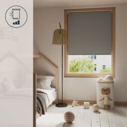 GoodHome Boreas Corded Concrete Grey Blackout Roller Blind (W)180Cm (L)180Cm - thumbnail 9